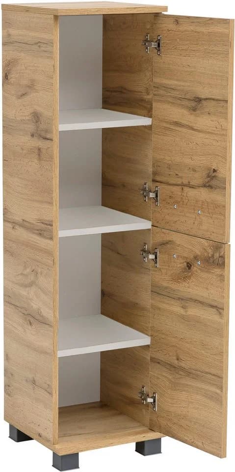 Schildmeyer Midischrank Nora Eiche Landhausfarben 2 Türen - Bild 4