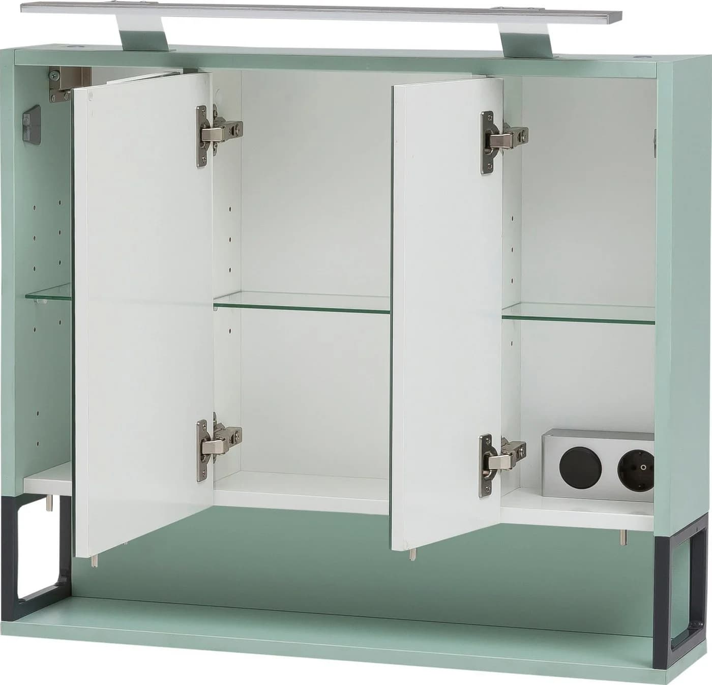 Schildmeyer Spiegelschrank Limone 3-türig mit LED und Soft-Close - Bild 3