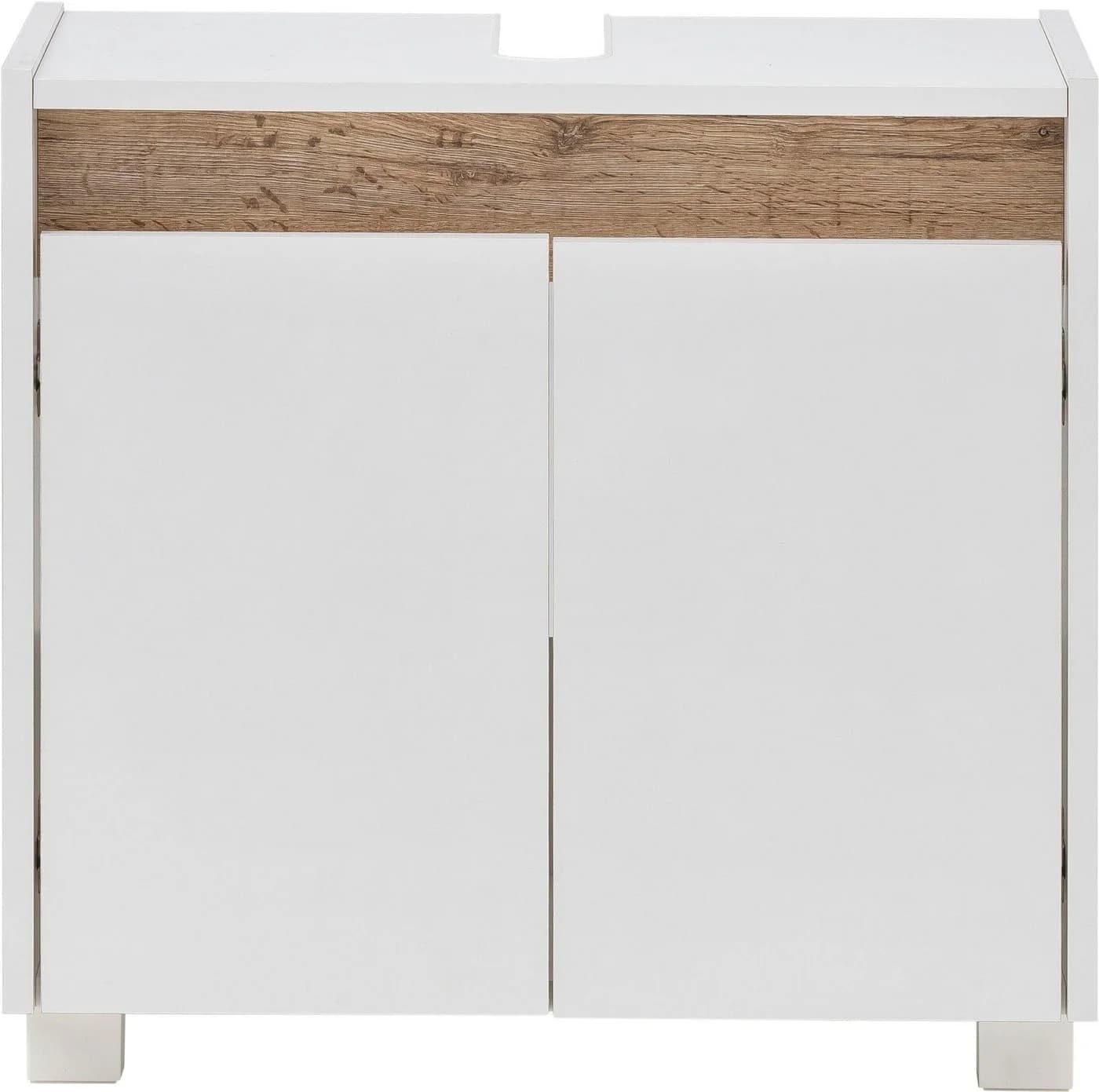 Schildmeyer Waschbeckenunterschrank Cosmo Weiß 2-Türig - Bild 3