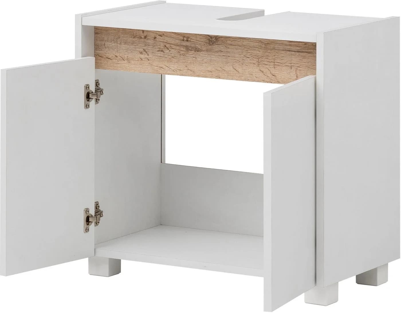 Schildmeyer Waschbeckenunterschrank Cosmo Weiß 2-Türig - Bild 4