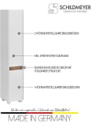 SCHILDMEYER Hochschrank Cosmo Weiß 164,5 cm FSC-Zertifiziert Bild 3