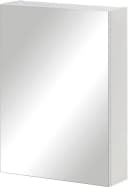 Schildmeyer Spiegelschrank Basic Weiß 1-türig mit Glasböden Bild 2