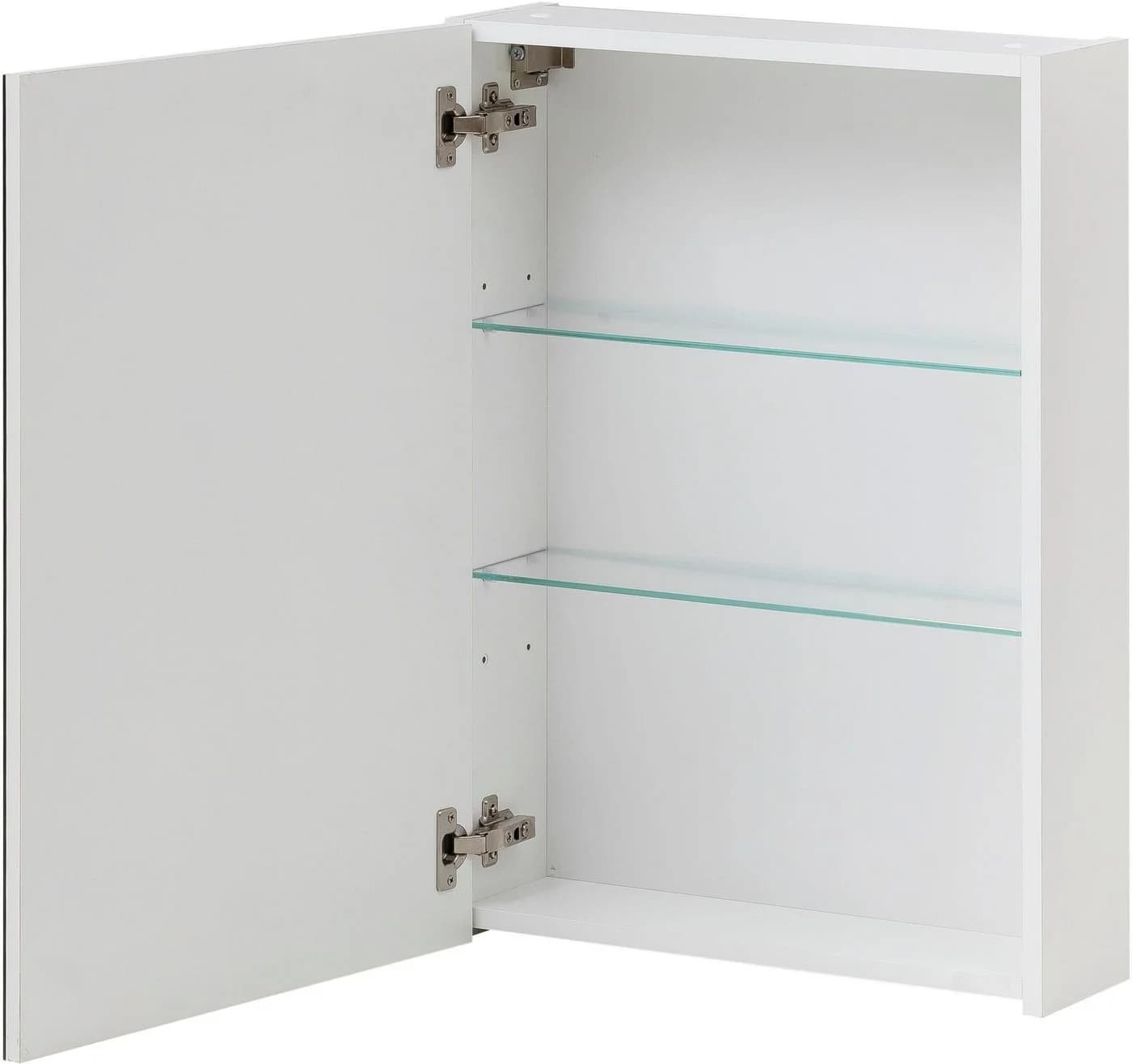 Schildmeyer Spiegelschrank Basic Weiß 1-türig mit Glasböden - Bild 3