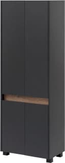 SCHILDMEYER Hochschrank Cosmo Anthrazit 4-türig FSC-zertifiziert Bild 2