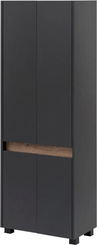 SCHILDMEYER Hochschrank Cosmo Anthrazit 4-türig FSC-zertifiziert - Bild 2