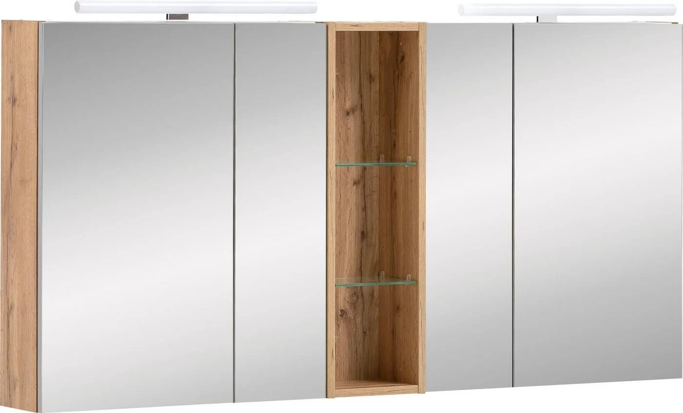 Schildmeyer Spiegelschrank Duo 4-türig mit LED & Steckdose - Bild 2