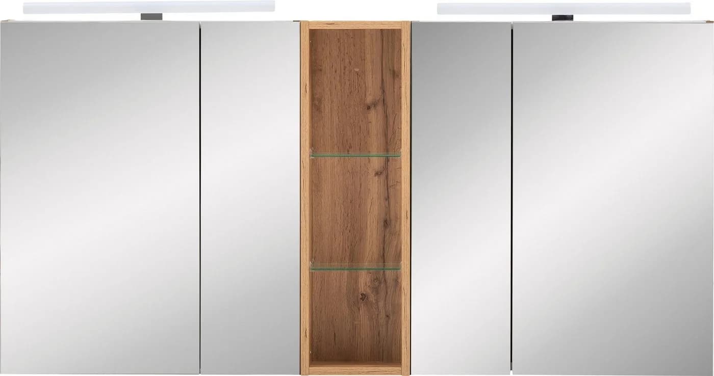 Schildmeyer Spiegelschrank Duo 4-türig mit LED & Steckdose - Bild 3