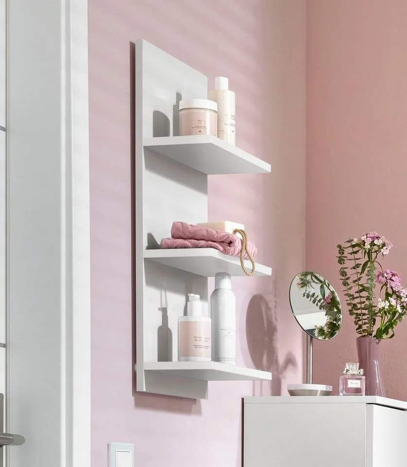 Wandregal Welltime Palermo Weiß 30 cm Breite - Bild 4