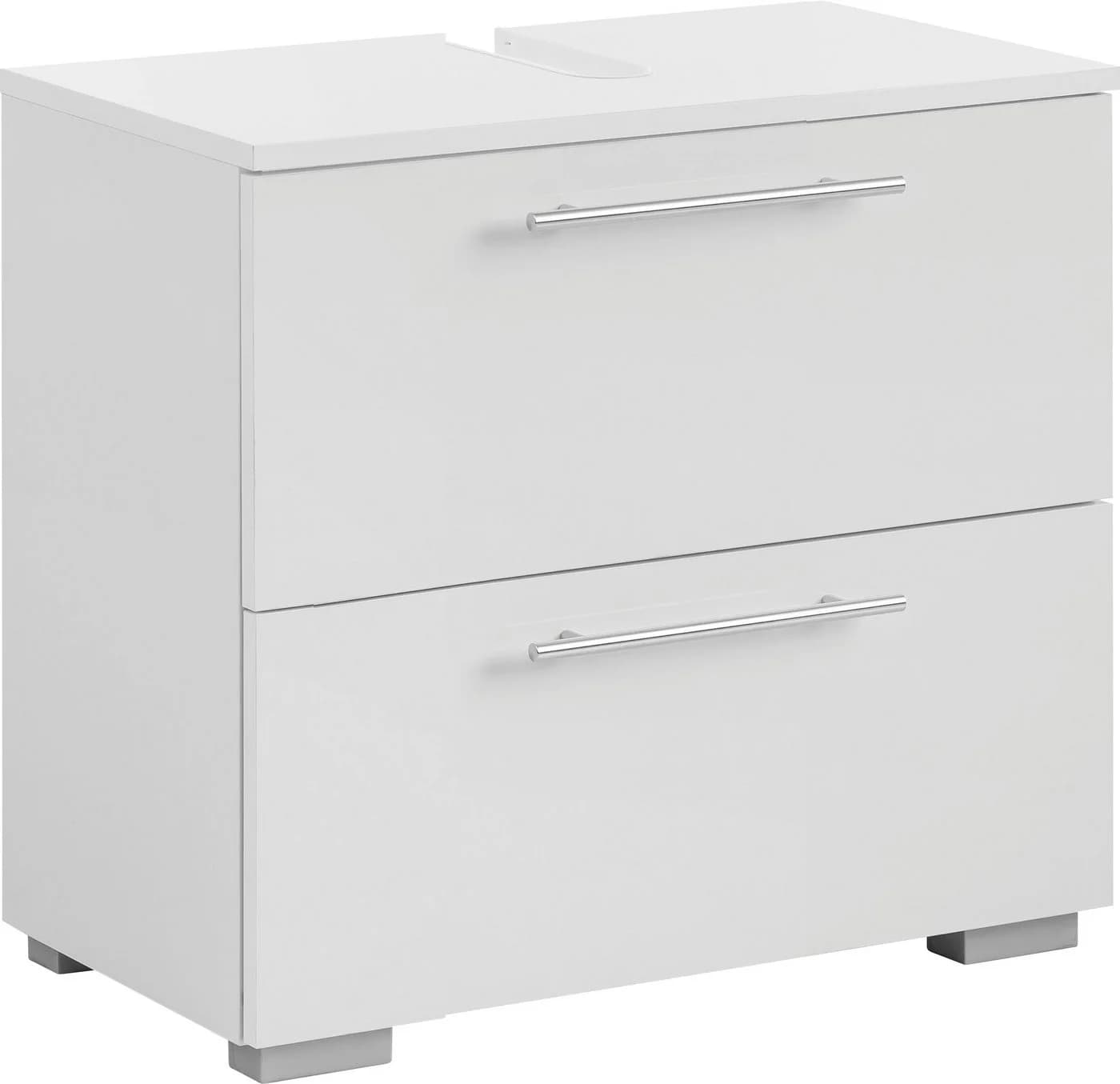 WELLTIME Waschbeckenunterschrank Carlos Weiß Modern - Bild 2