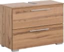 WELLTIME Carlos Waschbeckenunterschrank Eiche Landhausfarben Bild 2