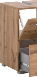 WELLTIME Carlos Waschbeckenunterschrank Eiche Landhausfarben Bild 3