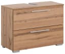 WELLTIME Carlos Waschbeckenunterschrank Eiche Landhausfarben Bild 5
