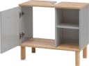 Schildmeyer Padua Waschbeckenunterschrank Grau Eiche Landhaus Bild 4