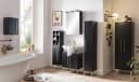 Schildmeyer Waschbeckenunterschrank Sarah Schwarz Gold Modern Bild 1