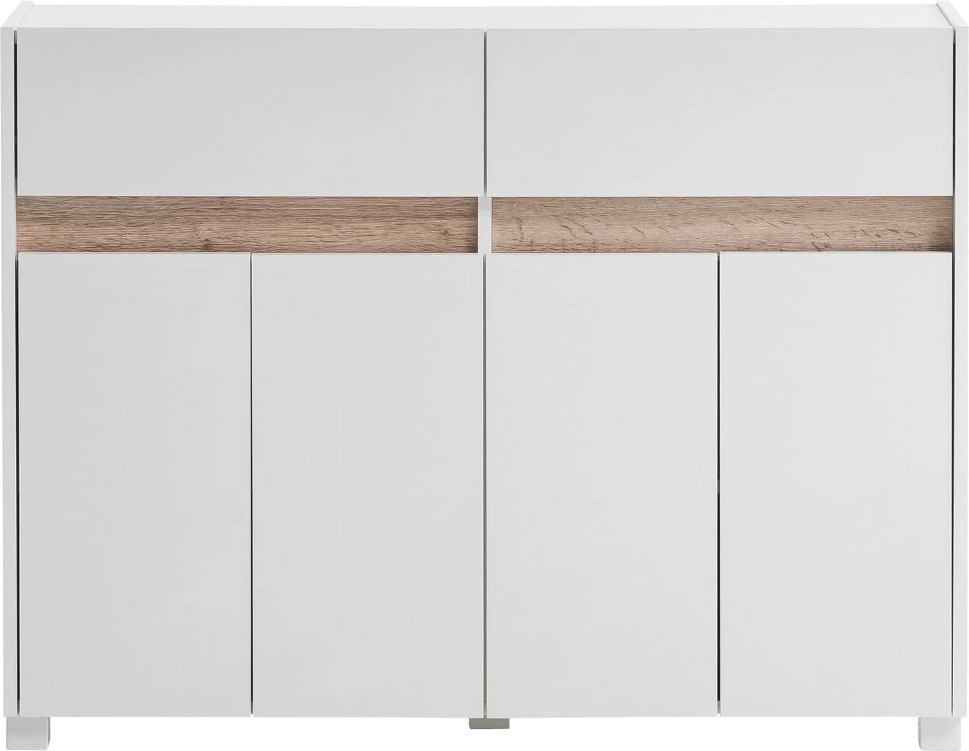 SCHILDMEYER Unterschrank Cosmo Weiß Wildeiche Modern - Bild 3