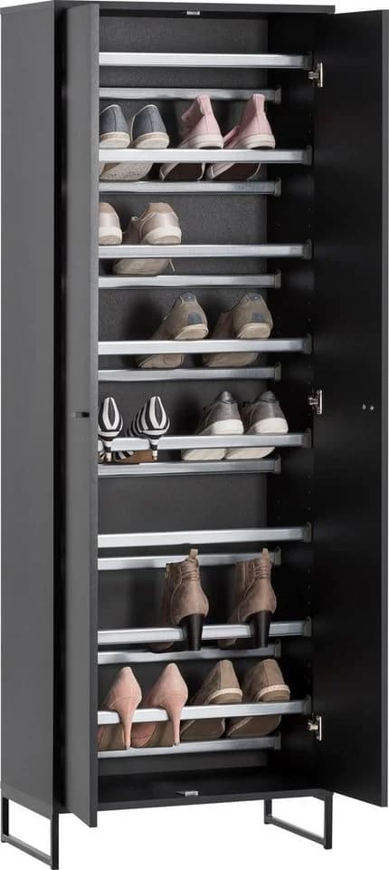 SCHILDMEYER Schuhschrank Janne Schwarz Matt FSC-Zertifiziert - Bild 3