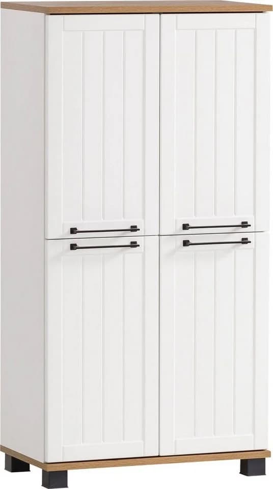 Schildmeyer Midischrank Jelda Weiß Matt 4 Türen - Bild 2
