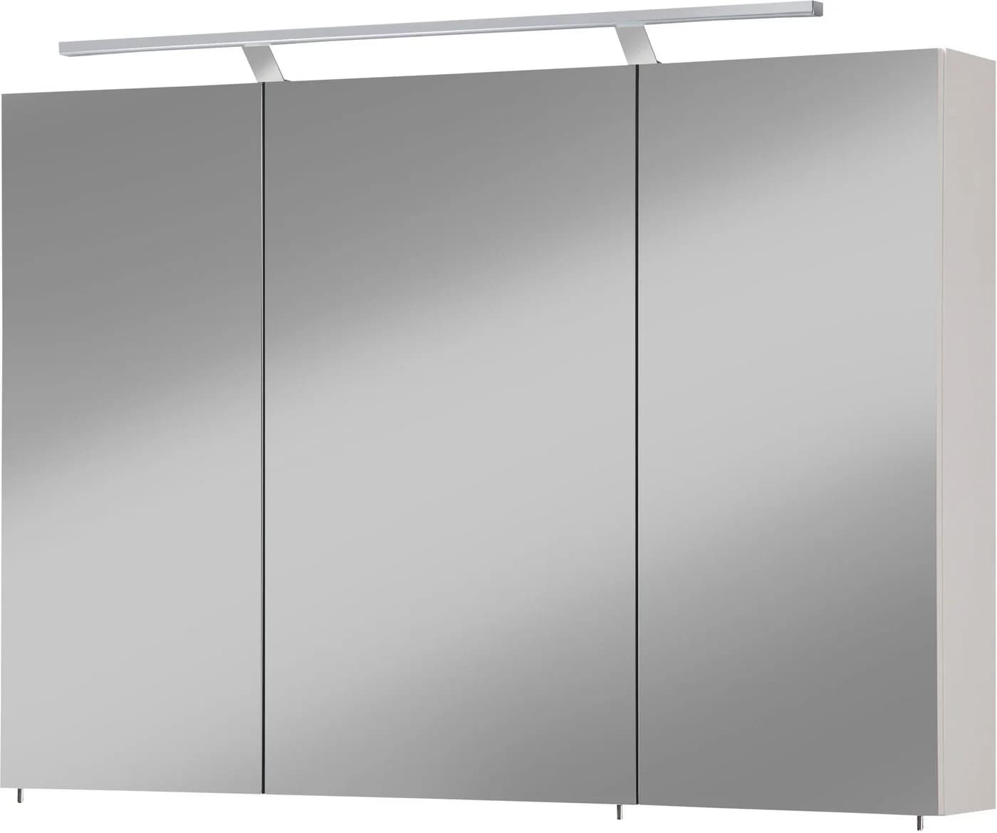 WELLTIME Spiegelschrank Torino 3-türig LED Kreideweiß - Bild 2