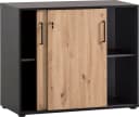 WELLTIME Aktenschrank Aino Schwarz Eiche FSC Bild 4