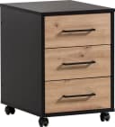 Schildmeyer Container Aino Schwarz Eiche 3 Schubladen Bild 2