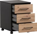 Schildmeyer Container Aino Schwarz Eiche 3 Schubladen Bild 3