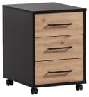 Schildmeyer Container Aino Schwarz Eiche 3 Schubladen Bild 5