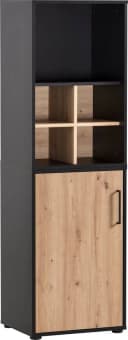 WELLTIME Aktenschrank Aino Schwarz Modern Bild 3
