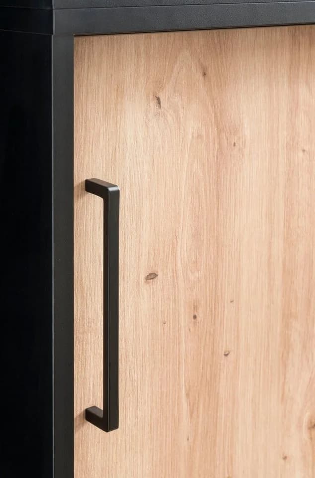 WELLTIME Aktenschrank Aino Schwarz Modern - Bild 5