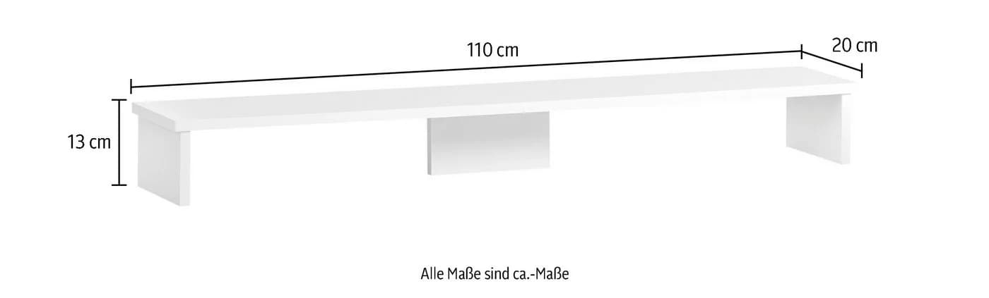 Schildmeyer Schreibtischaufsatz Baku Weiß - Bild 2
