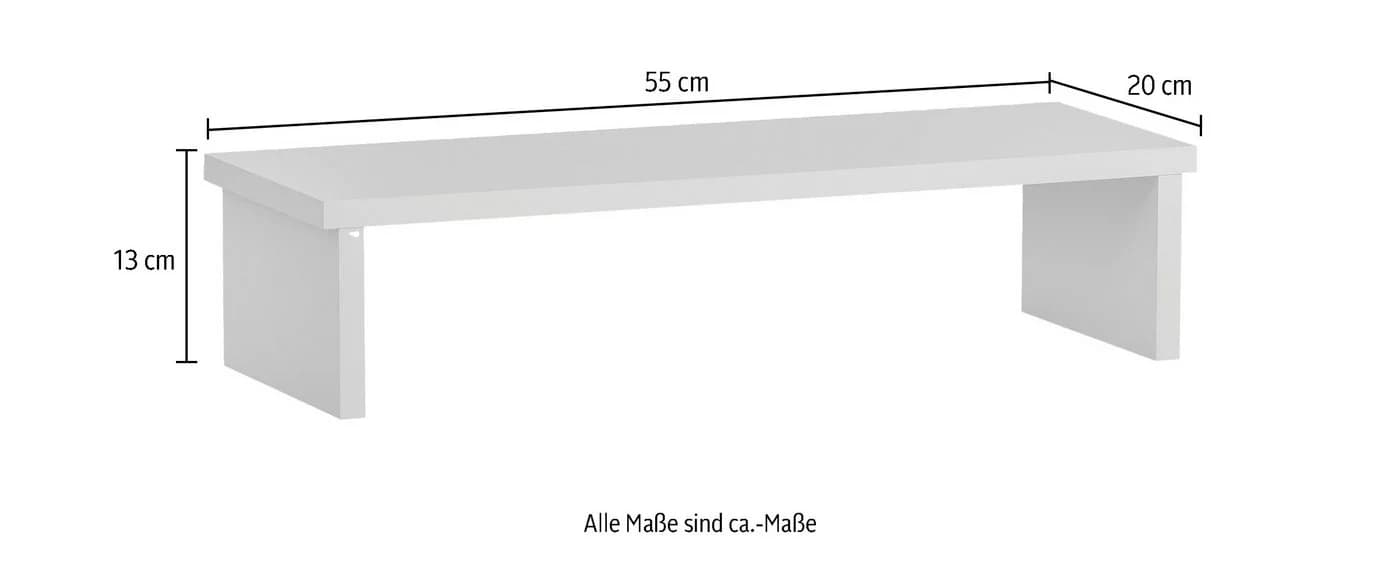 Schildmeyer Schreibtischaufsatz Baku Bildschirmaufsatz Grün