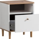 Schildmeyer Nachttisch Hilda 400 1SK Modern Mattweiß Bild 1