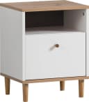 Schildmeyer Nachttisch Hilda 400 1SK Modern Mattweiß Bild 2