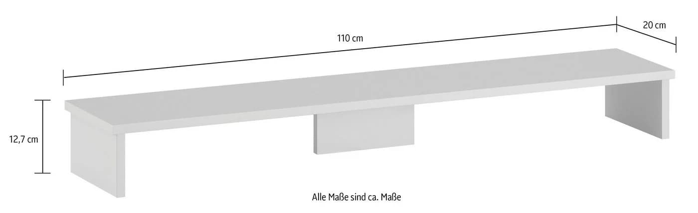 Schildmeyer Schreibtischaufsatz Smash Rosa Platz für 2 Bildschirme - Bild 3
