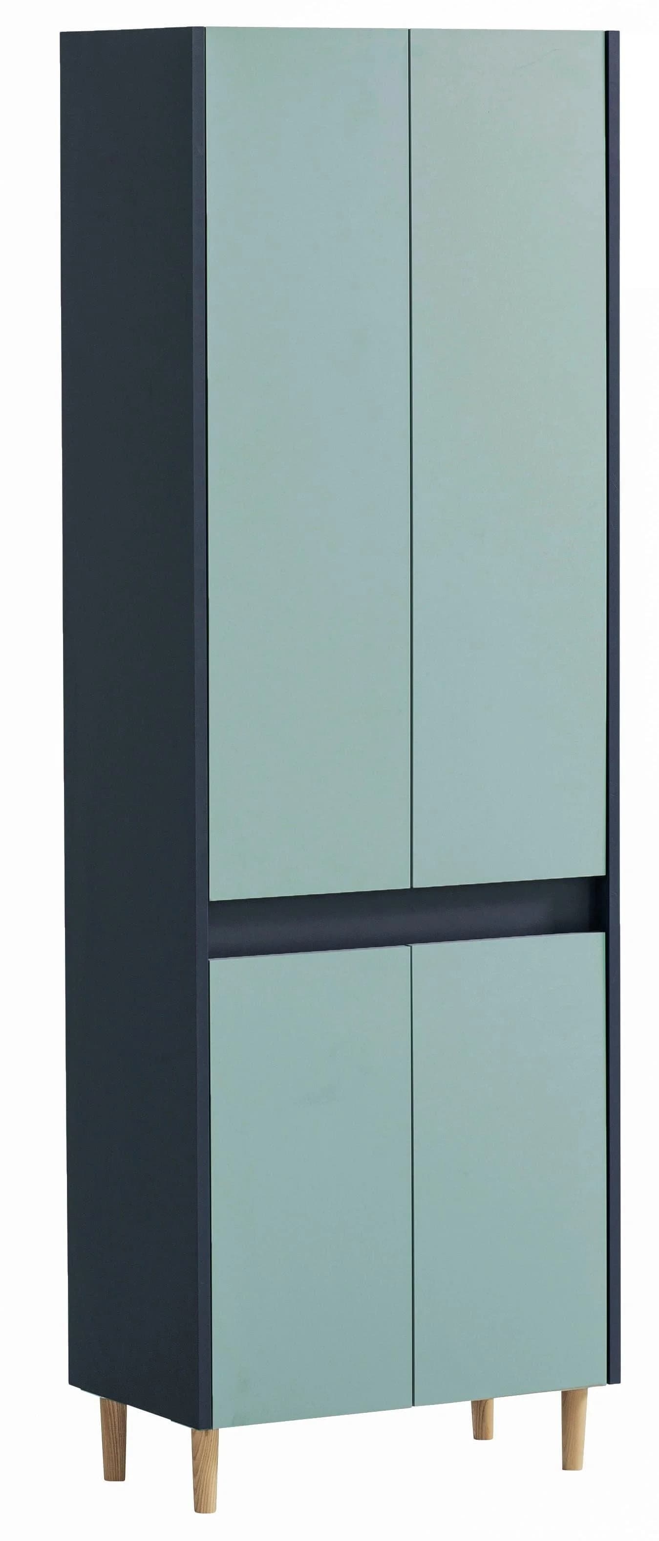 Hochschrank WELLTIME "Lovis" 56 cm Nachtblau/Taubenblau - Bild 2