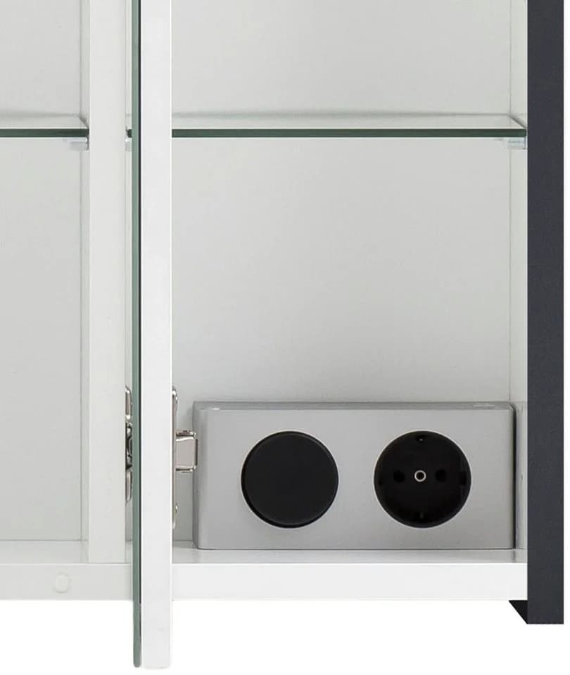 Schildmeyer Spiegelschrank Lovis 65 cm mit LED und Steckdose - Bild 4