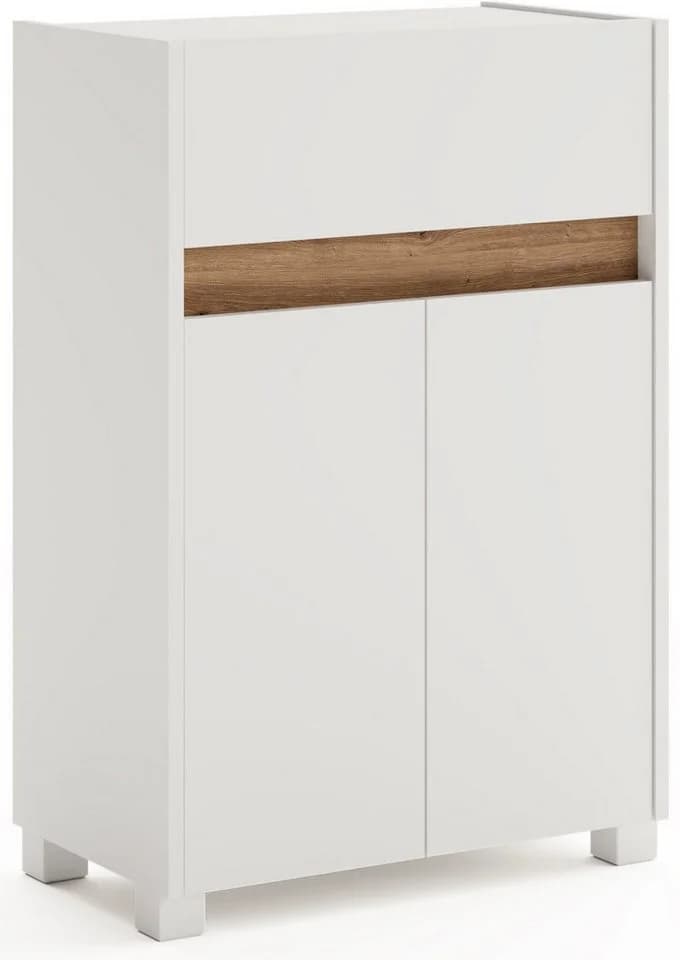 Schildmeyer Midischrank Cosmo Weiß Grifflos - Bild 2