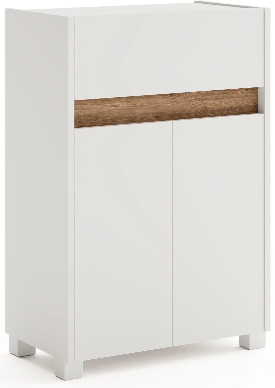 Schildmeyer Midischrank Cosmo Weiß Grifflos - Bild 5