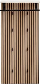 Schildmeyer Garderobenpaneel Loft Schwarz/Weiß mit 8 Haken Bild 2