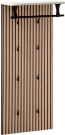 Schildmeyer Garderobenpaneel Loft Schwarz/Weiß mit 8 Haken Bild 4