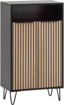 SCHILDMEYER Schuhschrank Hank Schwarz Akustikfront 60cm Bild 2