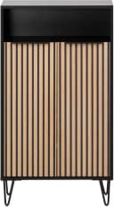 SCHILDMEYER Schuhschrank Hank Schwarz Akustikfront 60cm Bild 3
