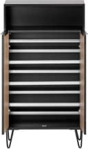 SCHILDMEYER Schuhschrank Hank Schwarz Akustikfront 60cm Bild 4
