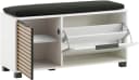 SCHILDMEYER Schuhschrank Loft Weiß Mattweiß Akustikprint Bild 4