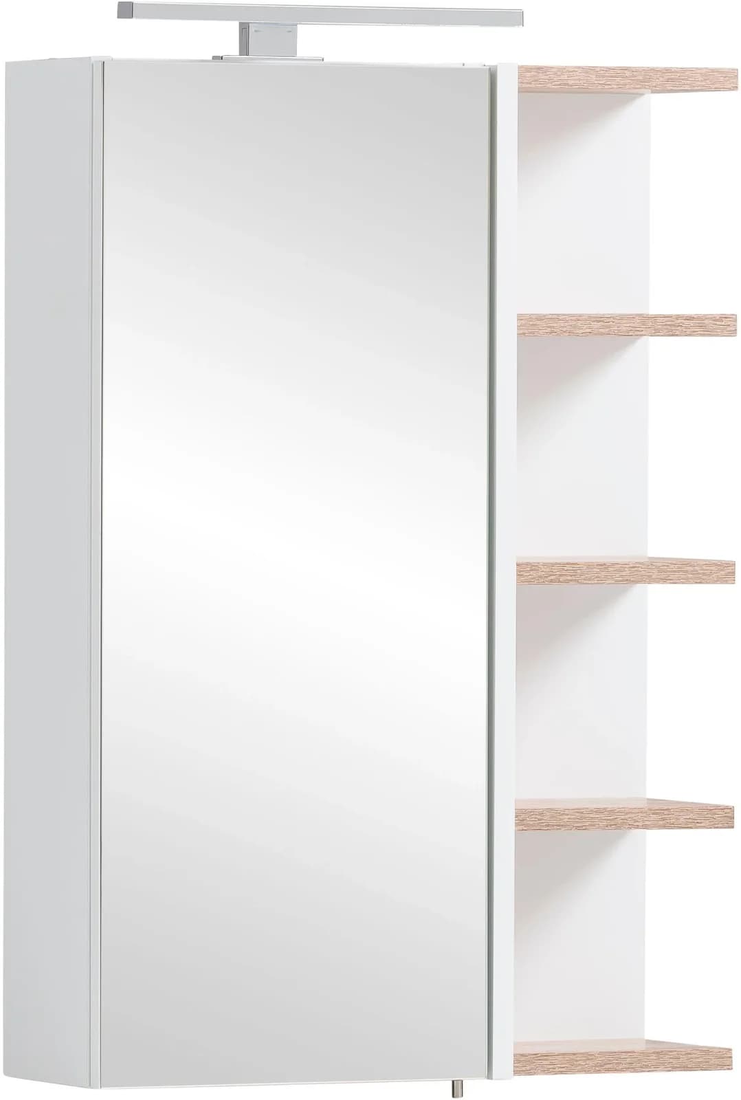 WELLTIME Spiegelschrank Lugo Weiß mit LED und Steckdose - Bild 2