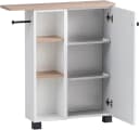 Welltime Mehrzweckschrank Lugo Weiß/Wildeiche 70cm Bild 3