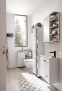 Welltime Mehrzweckschrank Lugo Weiß/Wildeiche 70cm Bild 5