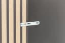 WELLTIME Garderobenpaneel Alexa Schwarz Matt 16 Haken Bild 3
