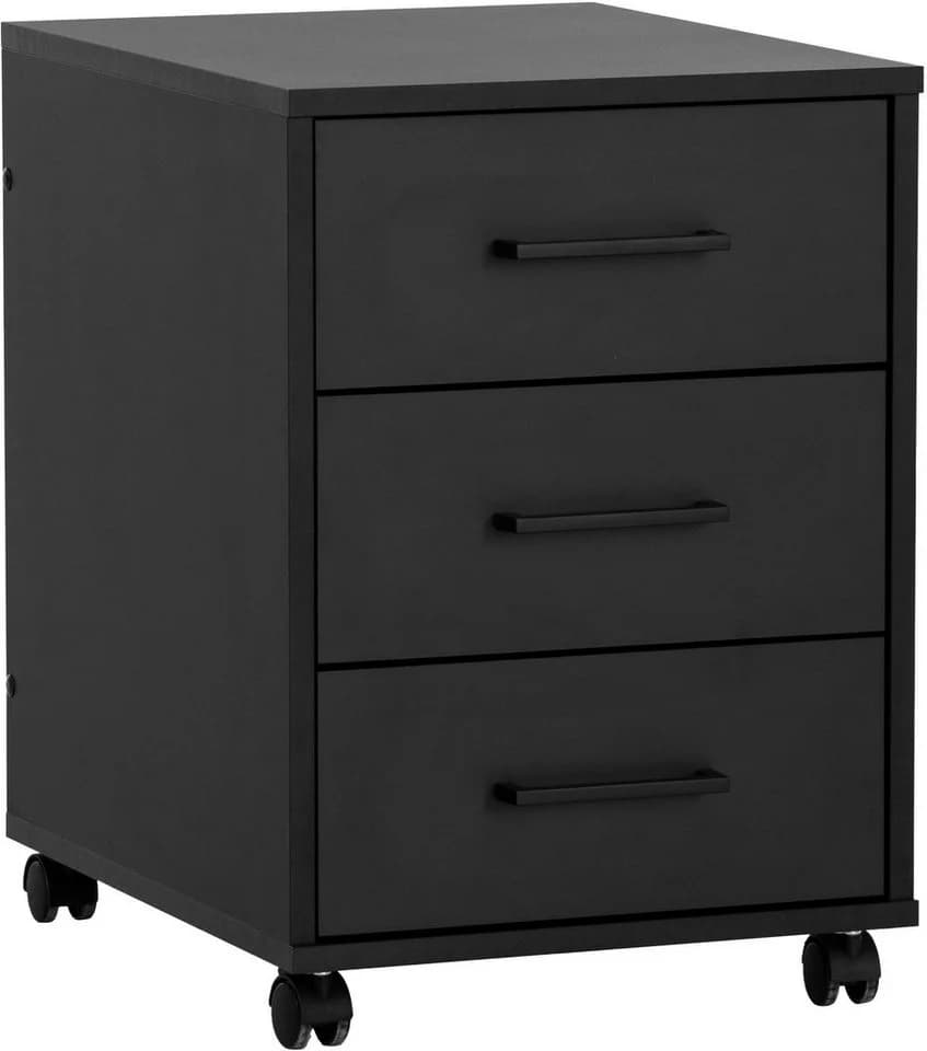 SCHILDMEYER Rollcontainer Ruby Schwarz mit 3 Schubladen - Bild 2
