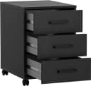 SCHILDMEYER Rollcontainer Ruby Schwarz mit 3 Schubladen Bild 3