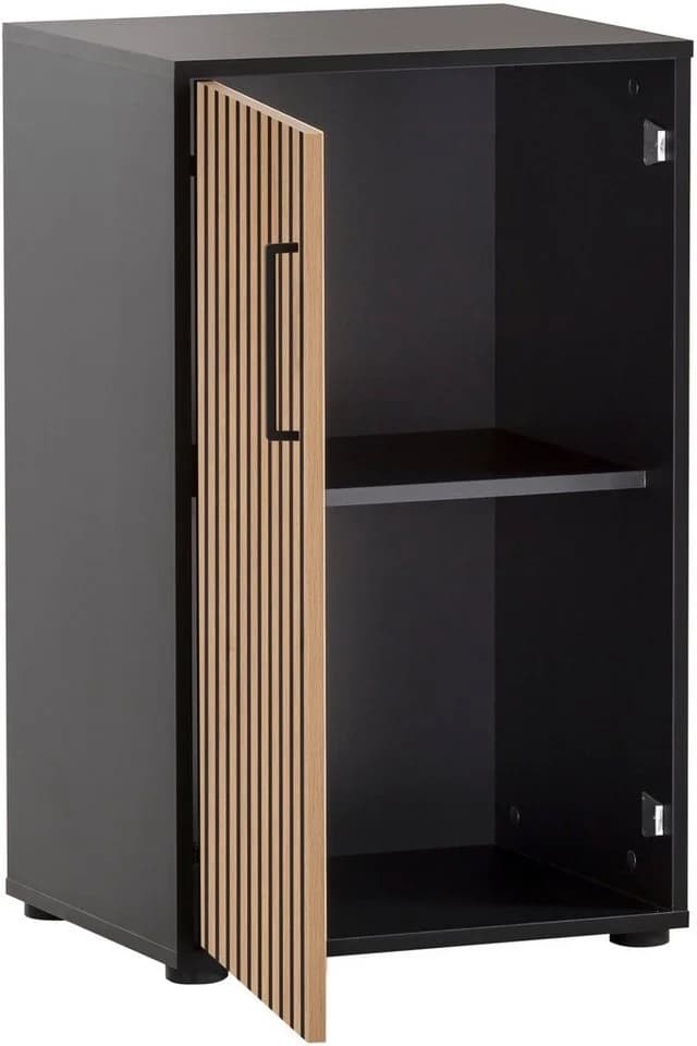 WELLTIME Aktenschrank Hank Schwarz Soft-Close FSC - Bild 3